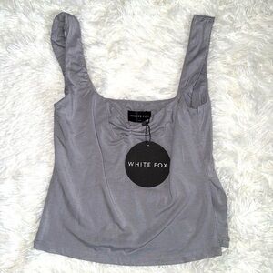 White Fox Tank in Gray